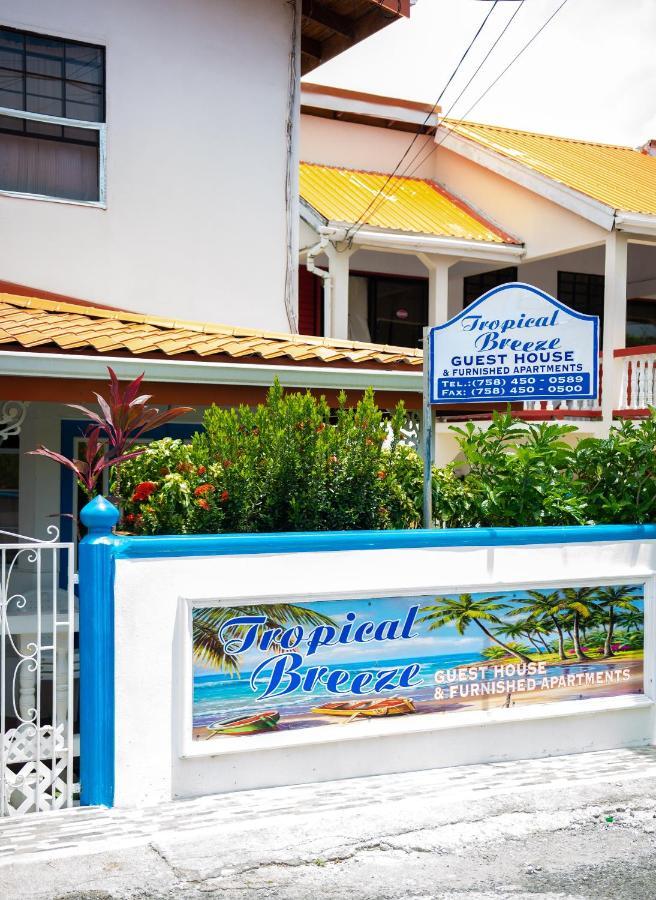 Tropical Breeze Vacation Home And Apartments Gros Islet Esterno foto